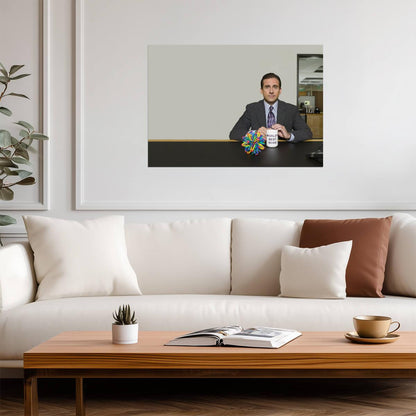 The Office US Michael Scott | Worlds Best Boss Mug | Funny TV Show Poster - Movies & TV Poster