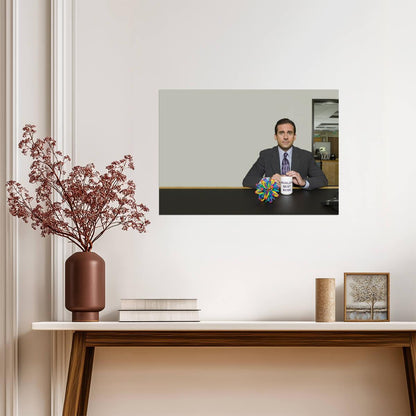 The Office US Michael Scott | Worlds Best Boss Mug | Funny TV Show Poster - Movies & TV Poster