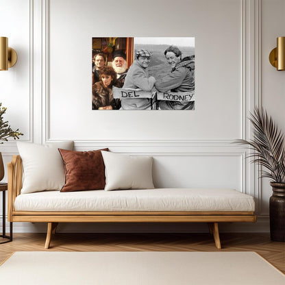 Only Fools and Horses Cast Photo | Del Boy & Rodney Director Chairs | British Sitcom Poster - Movies & TV Poster
