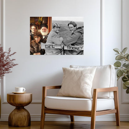 Only Fools and Horses Cast Photo | Del Boy & Rodney Director Chairs | British Sitcom Poster - Movies & TV Poster