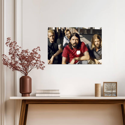 Foo Fighters Band Photo | Alternative Rock Music Poster | Dave Grohl Wall Art - Music Poster