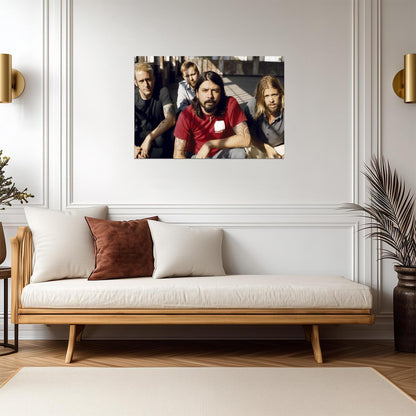 Foo Fighters Band Photo | Alternative Rock Music Poster | Dave Grohl Wall Art - Music Poster