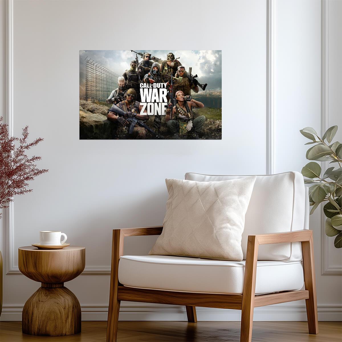Call of Duty Warzone Operators Group | Battle Royale Promo Poster | FPS Gaming Wall Art - Video Games Poster