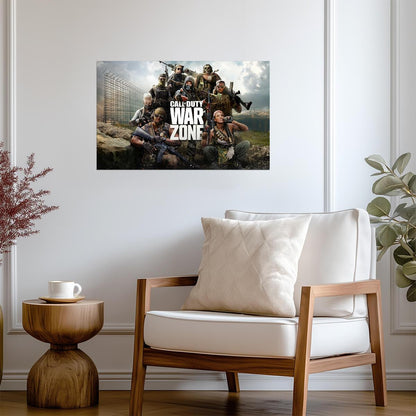 Call of Duty Warzone Operators Group | Battle Royale Promo Poster | FPS Gaming Wall Art - Video Games Poster