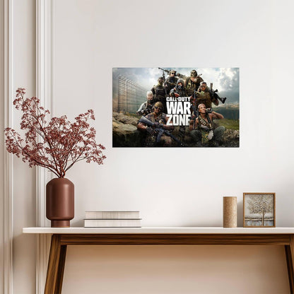 Call of Duty Warzone Operators Group | Battle Royale Promo Poster | FPS Gaming Wall Art - Video Games Poster