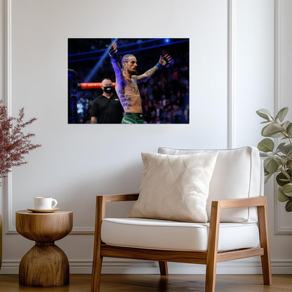 Sean O'Malley | UFC Fighter Poster | MMA Action Photography - Sports Poster