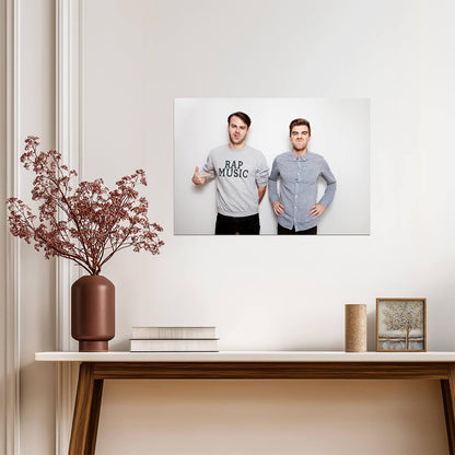 The Chainsmokers Studio Portrait | Music Duo Poster | EDM Pop Wall Art - Music Poster