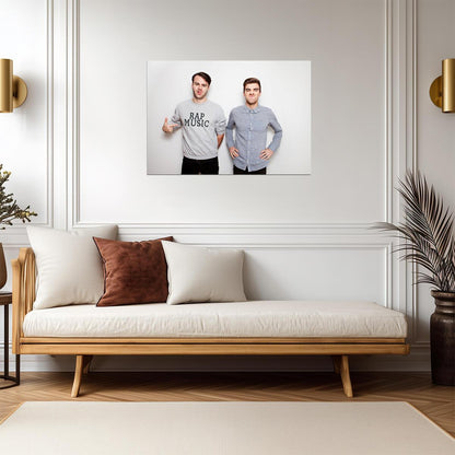 The Chainsmokers Studio Portrait | Music Duo Poster | EDM Pop Wall Art - Music Poster