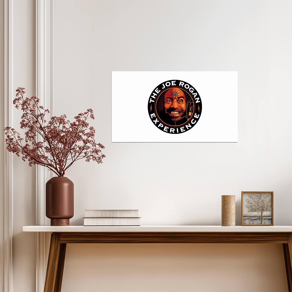 The Joe Rogan Experience | Joe Rogan Psychedelic Art Logo | JRE Podcast Poster - Celebrities Poster