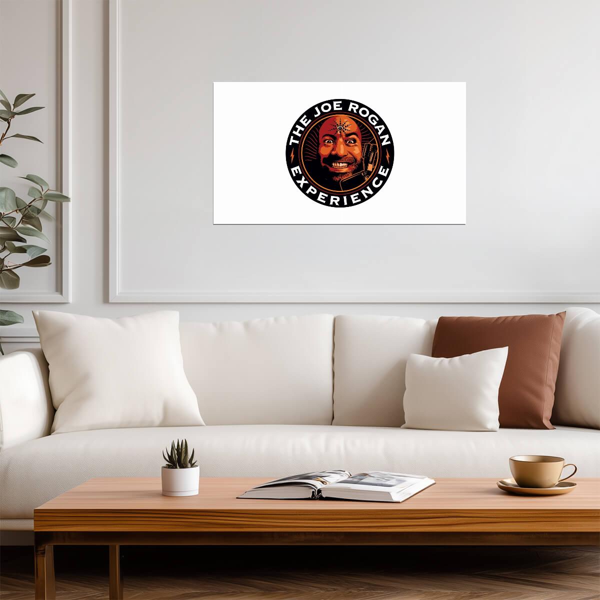 The Joe Rogan Experience | Joe Rogan Psychedelic Art Logo | JRE Podcast Poster - Celebrities Poster