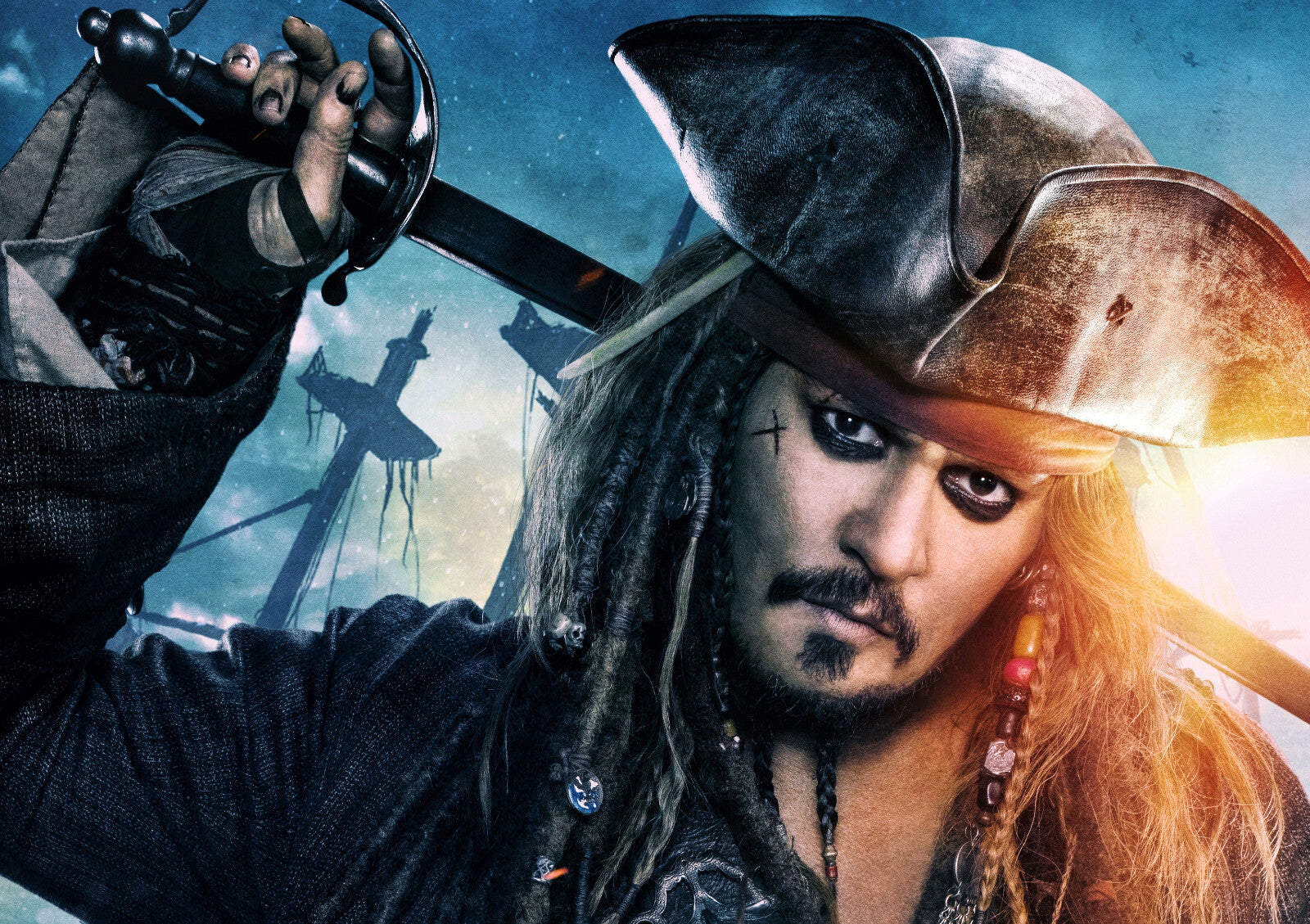 Pirates of the Caribbean Captain Jack Sparrow | Movie Poster | Johnny Depp Adventure Film Art - Movies & TV Poster