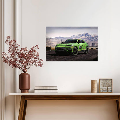 Lamborghini Urus ST-X Concept | Racing SUV Poster | Squadra Corse Motorsport Art - Cars Poster