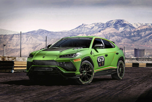 Lamborghini Urus ST-X Concept | Racing SUV Poster | Squadra Corse Motorsport Art - Cars Poster