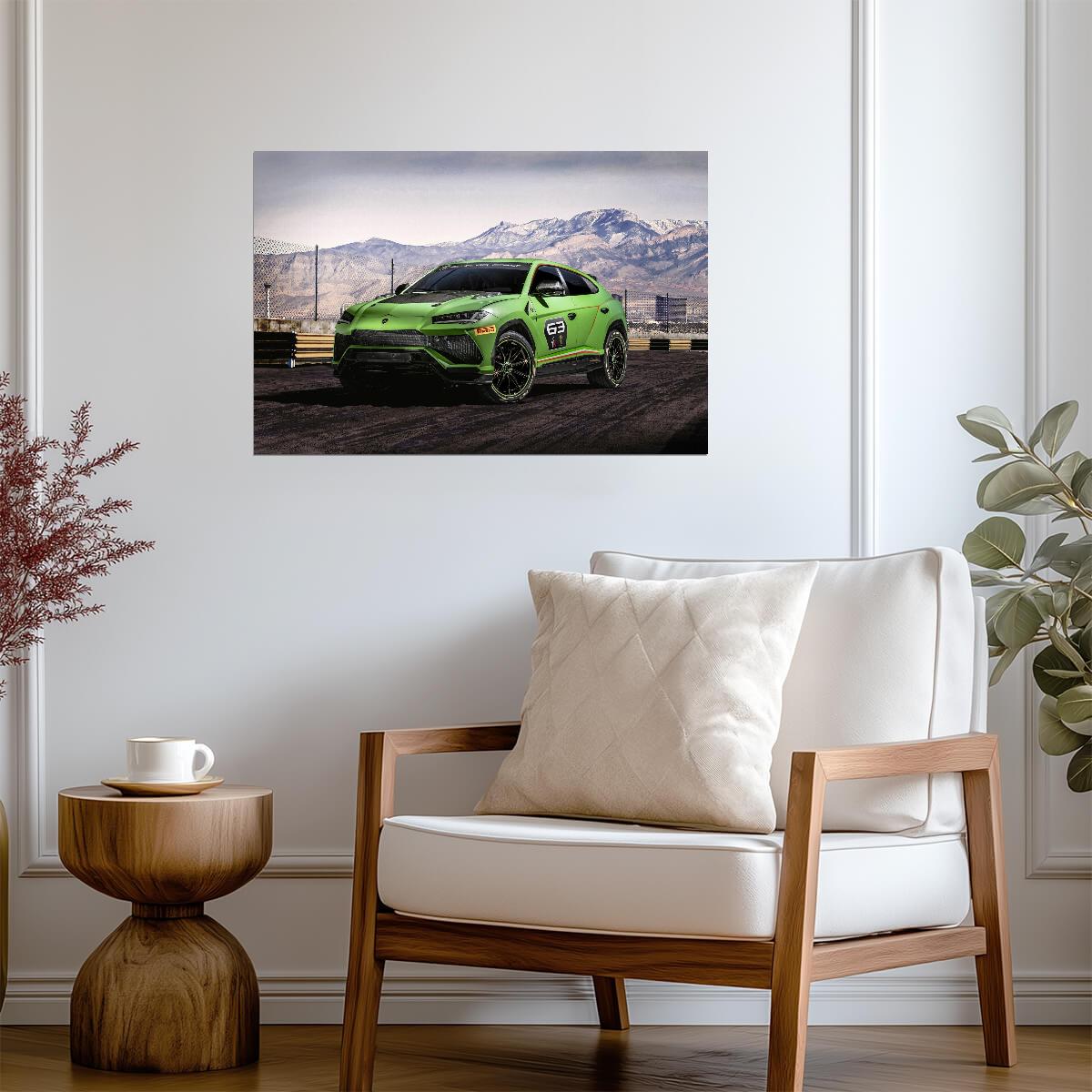 Lamborghini Urus ST-X Concept | Racing SUV Poster | Squadra Corse Motorsport Art - Cars Poster