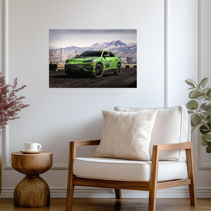Lamborghini Urus ST-X Concept | Racing SUV Poster | Squadra Corse Motorsport Art - Cars Poster
