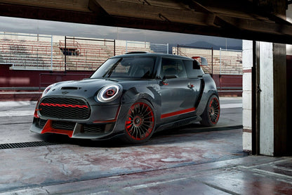 Mini John Cooper Works GP Concept | Racing Car Design Poster | Widebody Hot Hatch Art - Cars Poster