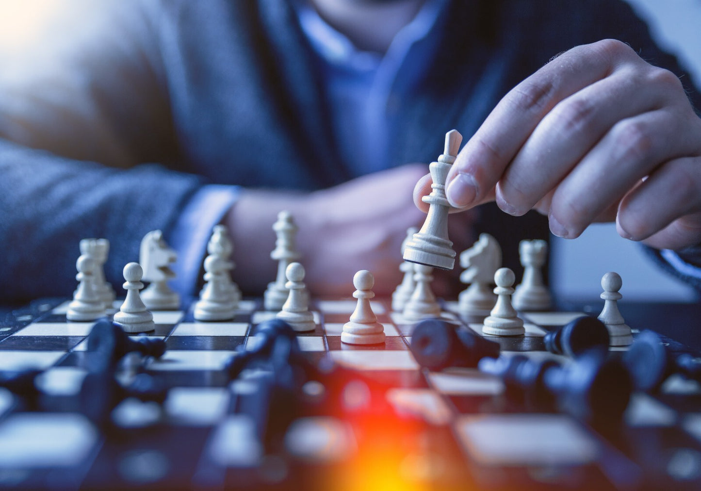 Strategic Chess Move | Conceptual Mind Game Art | Gift for Player Poster - Sports Poster