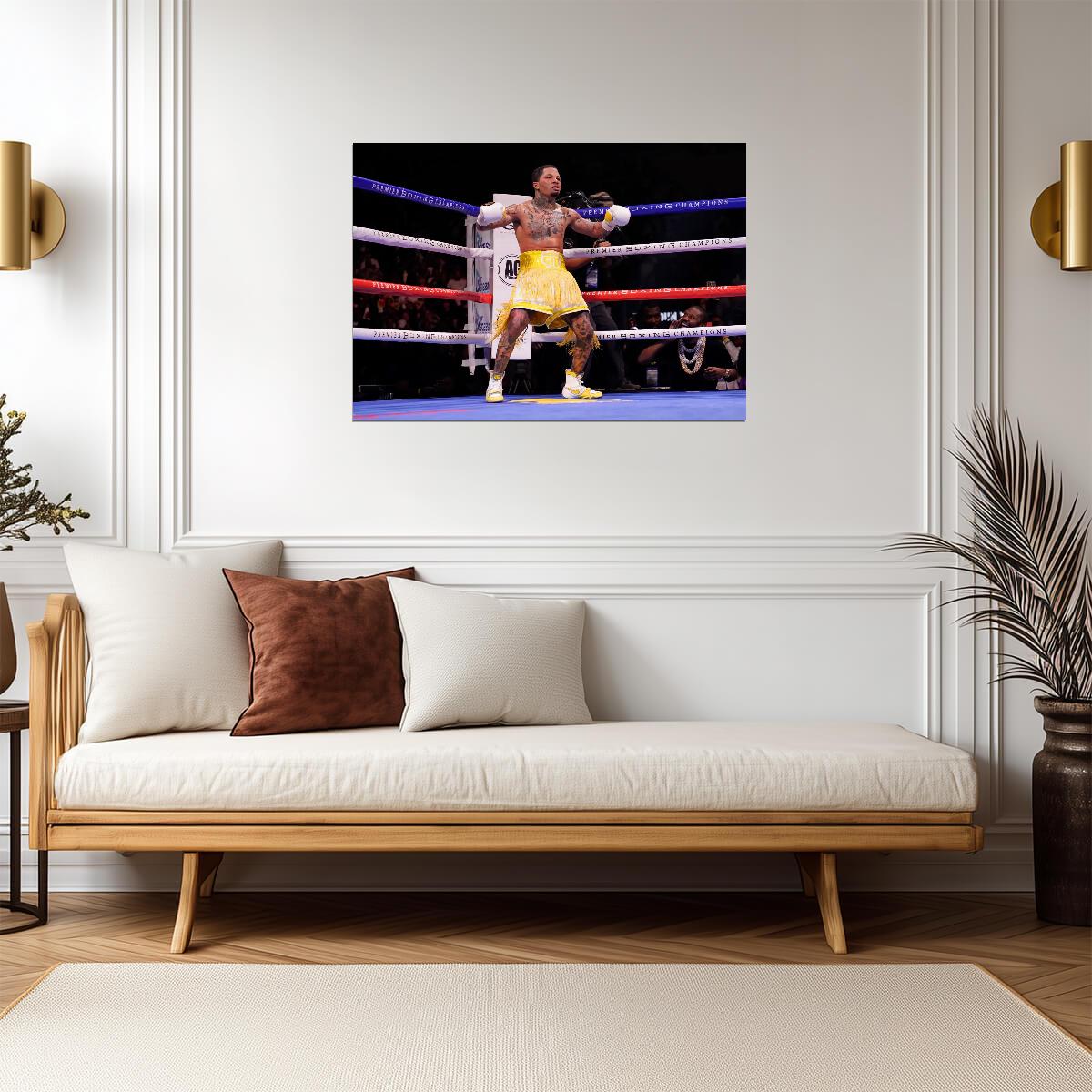 Gervonta Davis Victory Pose | Boxing Legend Poster | Combat Sports Wall Art - Sports Poster