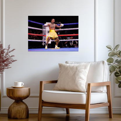 Gervonta Davis Victory Pose | Boxing Legend Poster | Combat Sports Wall Art - Sports Poster