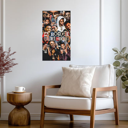 A Boogie Wit Da Hoodie Graphic | Hip Hop Poster | Rapper Illustration - Music Poster