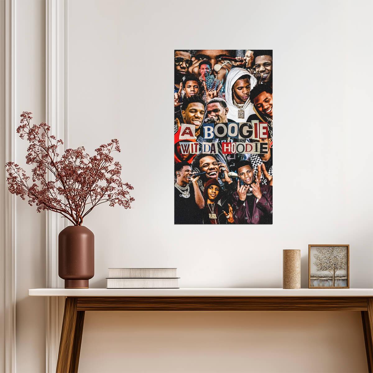 A Boogie Wit Da Hoodie Graphic | Hip Hop Poster | Rapper Illustration - Music Poster
