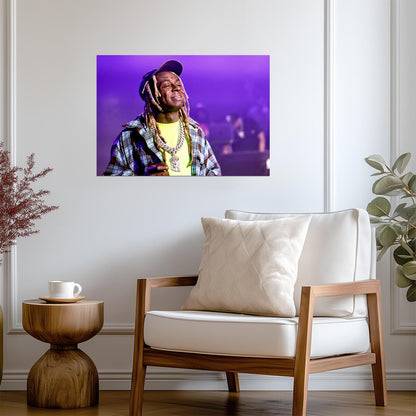 Lil Wayne Poster | Live Concert Rap Print - Music Poster