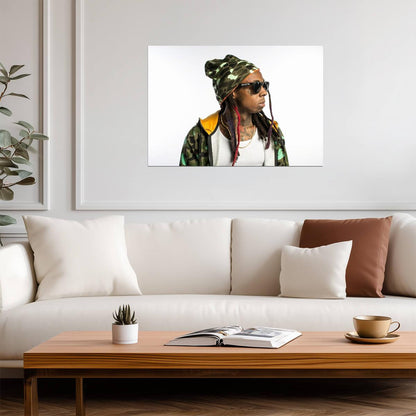 Lil Wayne Wall Art | American Rapper Poster - Music Poster