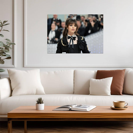 Jenna Ortega | Neutral Tone Art | Modern Poster - Celebrities Poster