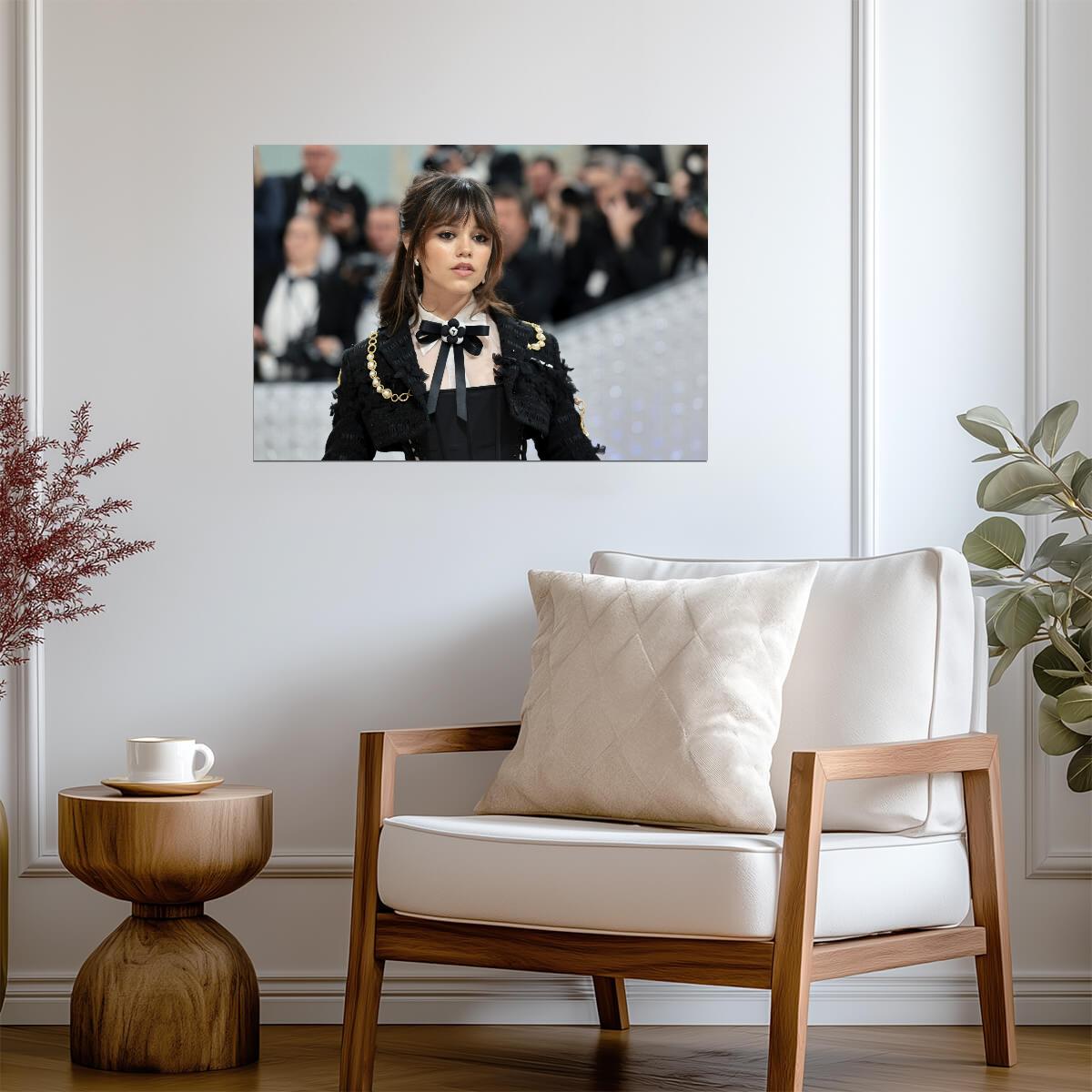 Jenna Ortega | Neutral Tone Art | Modern Poster - Celebrities Poster