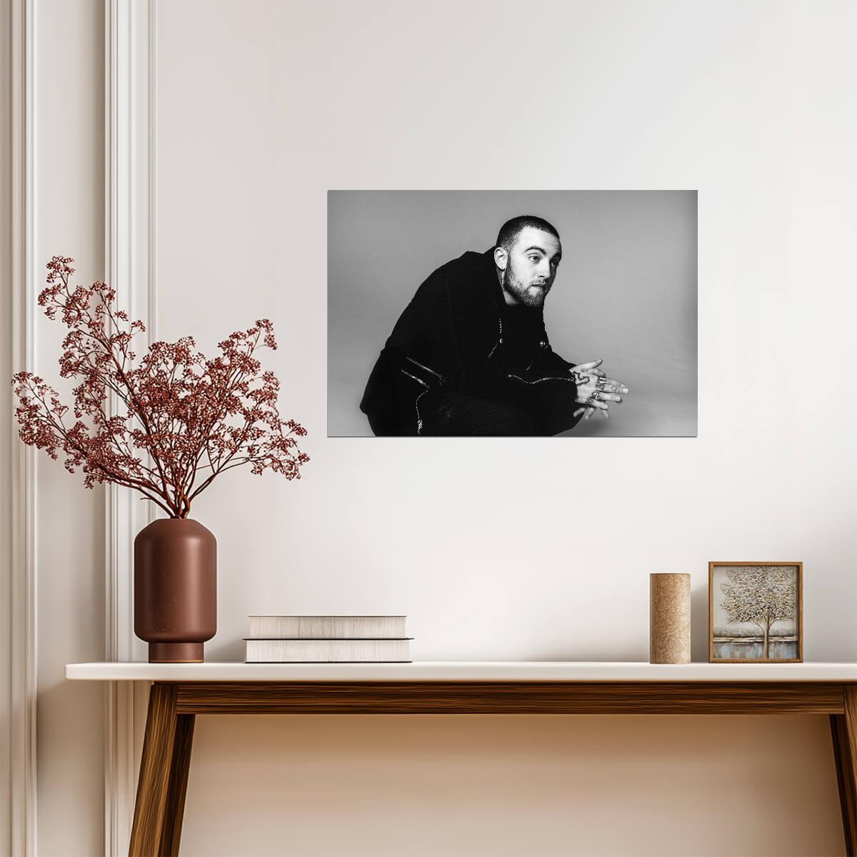 Mac Miller Print | Hip Hop Rap Poster - Music Poster