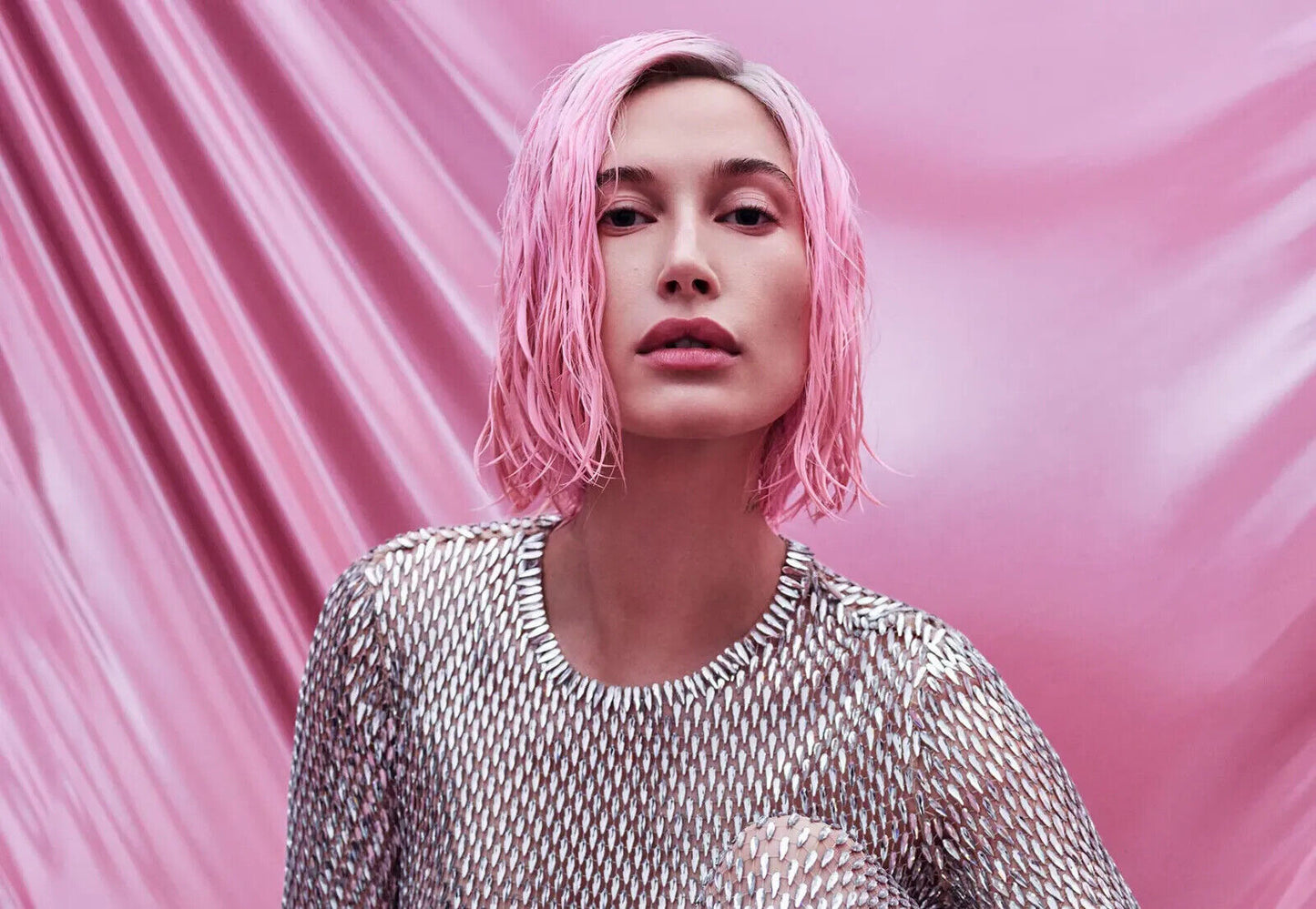 Hailey Bieber | Cool Tone Art | Fashion Poster - Celebrities Poster