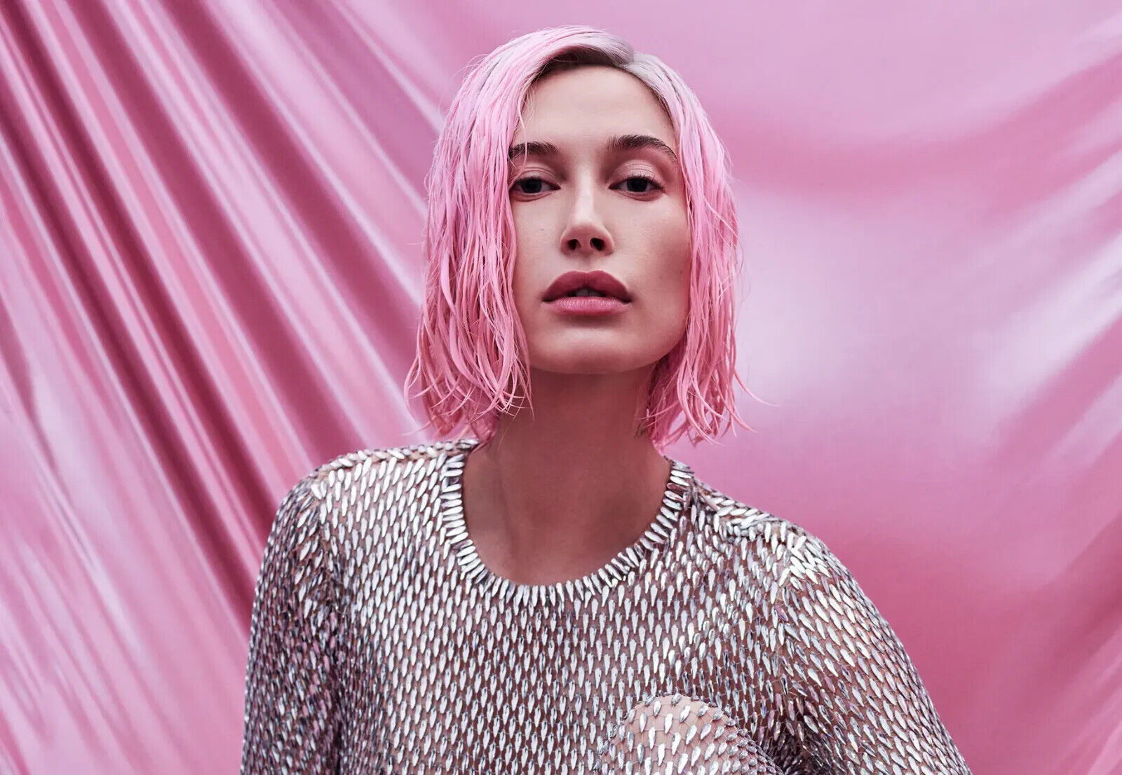 Hailey Bieber | Cool Tone Art | Fashion Poster - Celebrities Poster