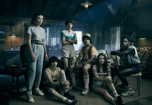 Stranger Things The Party Group Photo | Eleven Mike Will Dustin Lucas Max | Sci-Fi TV Poster - Movies & TV Poster