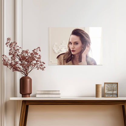Angelina Jolie Elegant Portrait | Movie Star Photography | Celebrity Wall Poster - Celebrities Poster