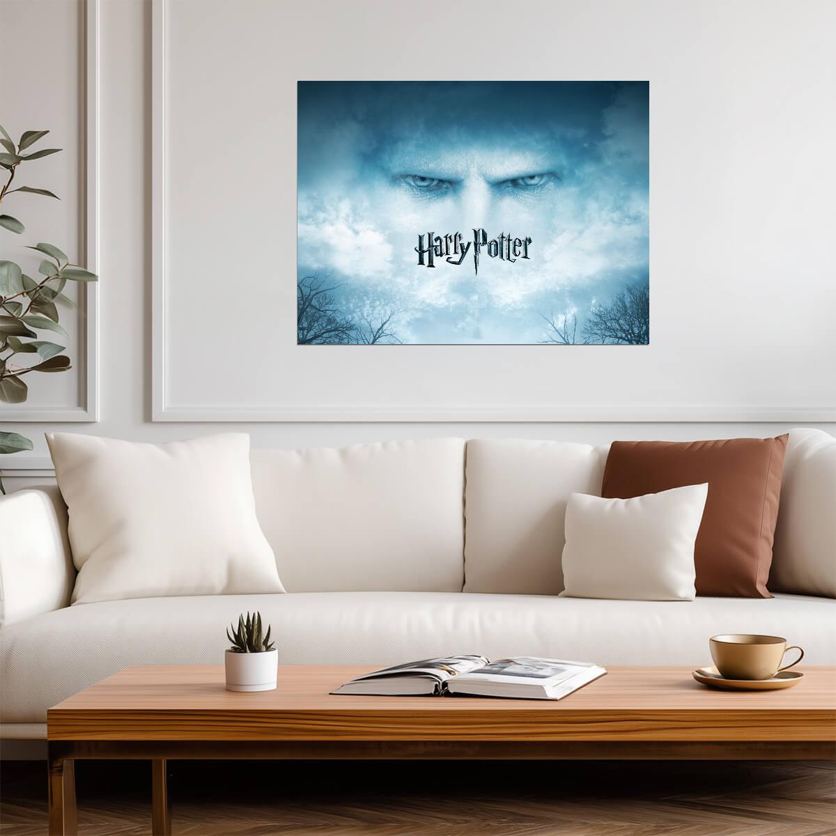 Harry Potter Lord Voldemort | Fantasy Movie Poster | Dark Lord Villain Art - Movies & TV Poster