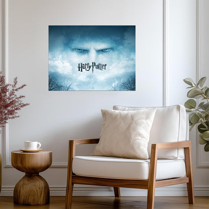 Harry Potter Lord Voldemort | Fantasy Movie Poster | Dark Lord Villain Art - Movies & TV Poster