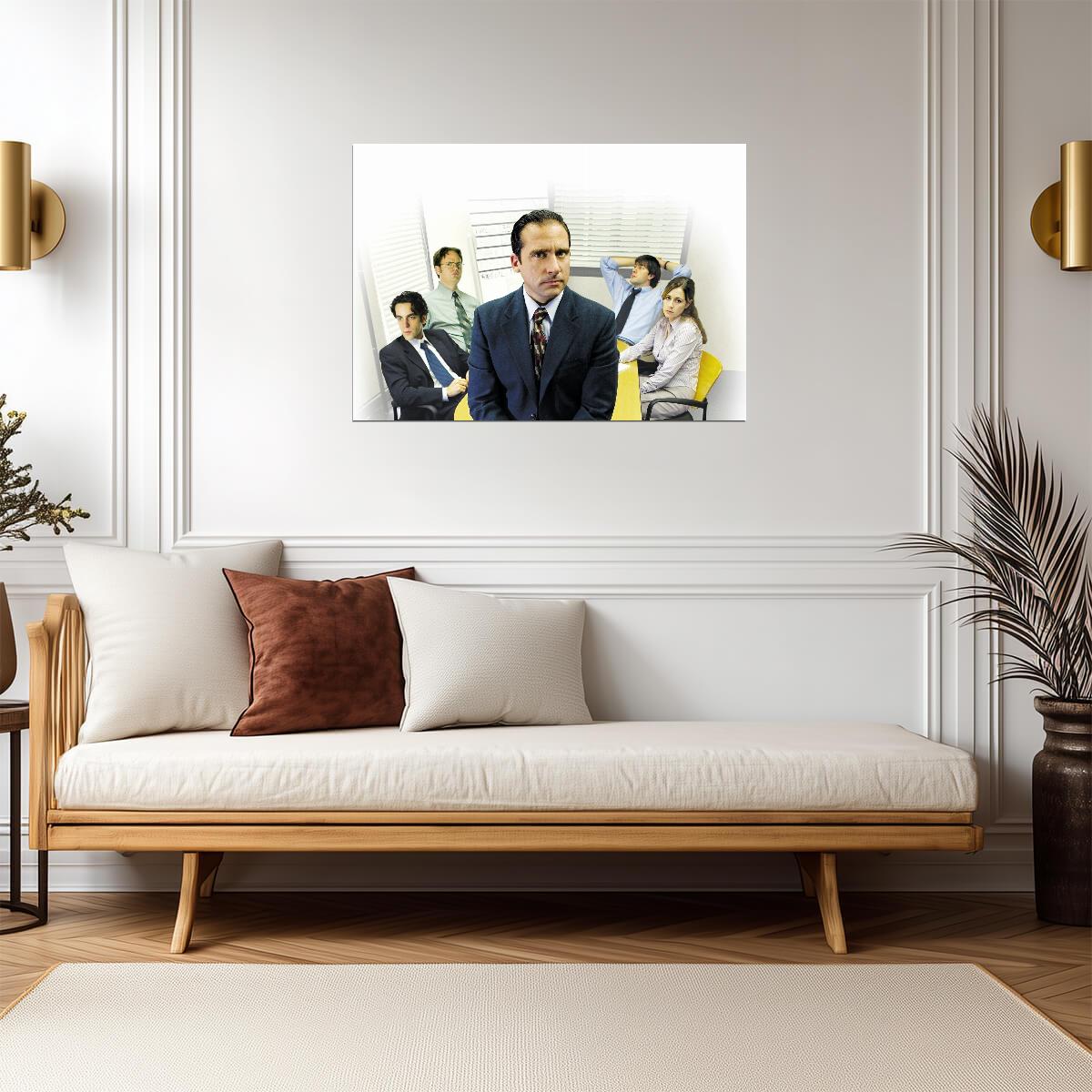 The Office US Conference Room | Michael Scott & Main Cast Photo | Comedy TV Show Poster - Movies & TV Poster