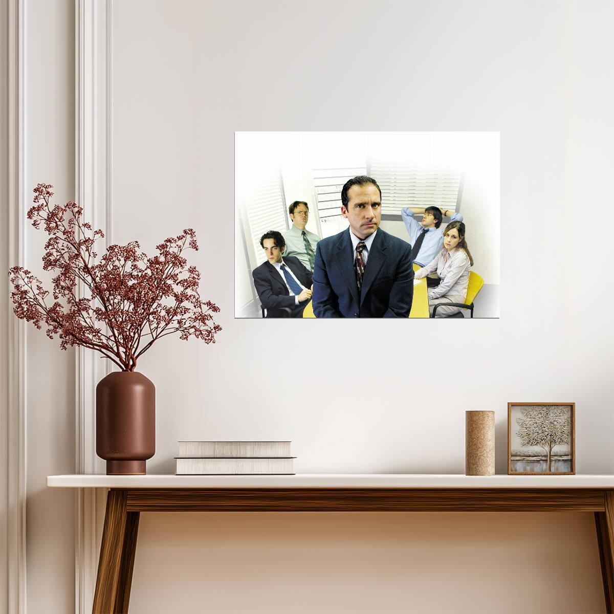 The Office US Conference Room | Michael Scott & Main Cast Photo | Comedy TV Show Poster - Movies & TV Poster