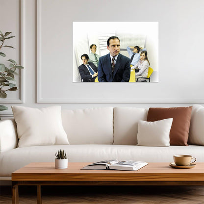 The Office US Conference Room | Michael Scott & Main Cast Photo | Comedy TV Show Poster - Movies & TV Poster