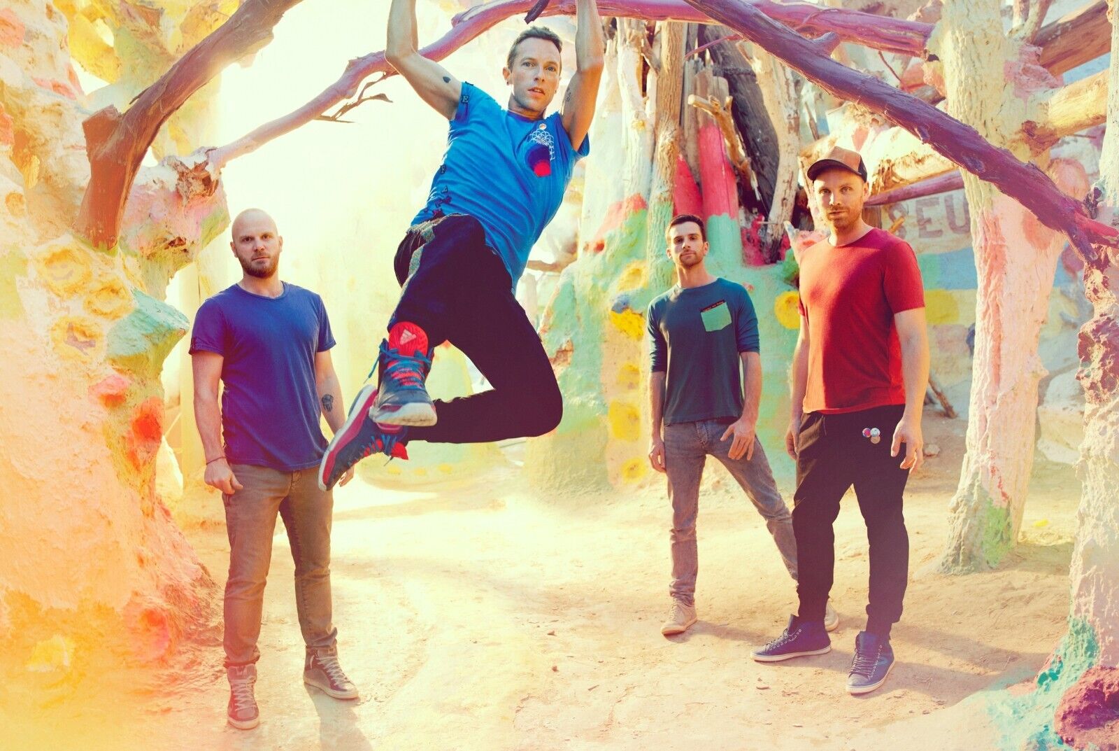 Coldplay Up & Up Photoshoot | Alternative Rock Band Poster | Music Group Wall Art - Music Poster