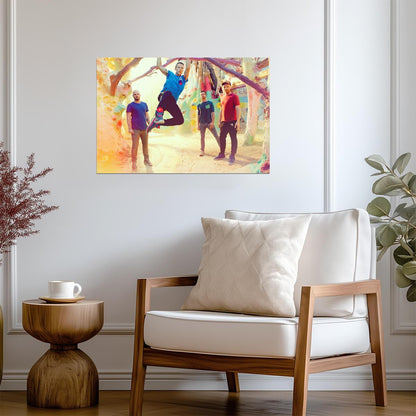 Coldplay Up & Up Photoshoot | Alternative Rock Band Poster | Music Group Wall Art - Music Poster