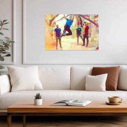 Coldplay Up & Up Photoshoot | Alternative Rock Band Poster | Music Group Wall Art - Music Poster