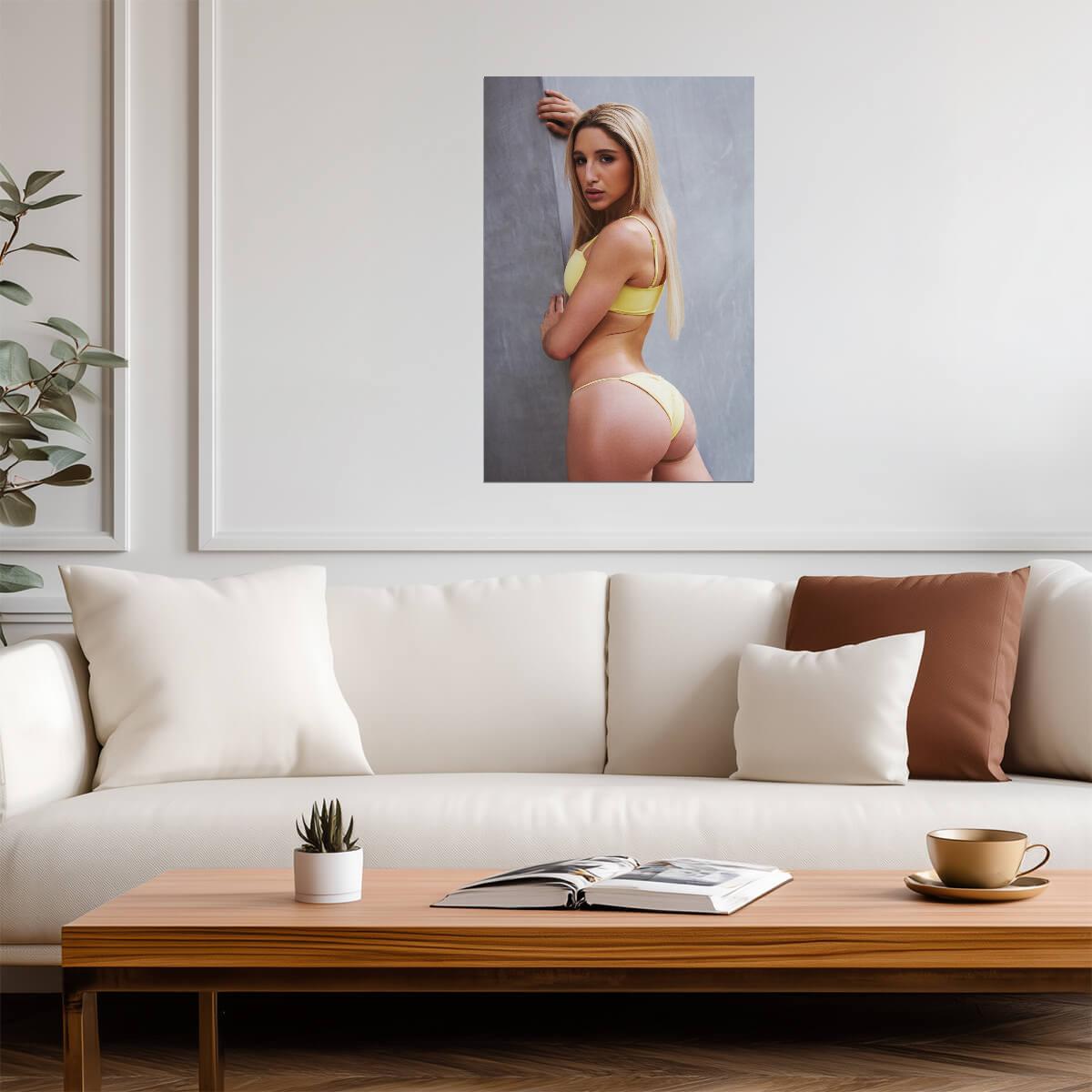 Abella Danger Yellow Bikini | Model Poster | Warm Sexy Photo - Celebrities Poster