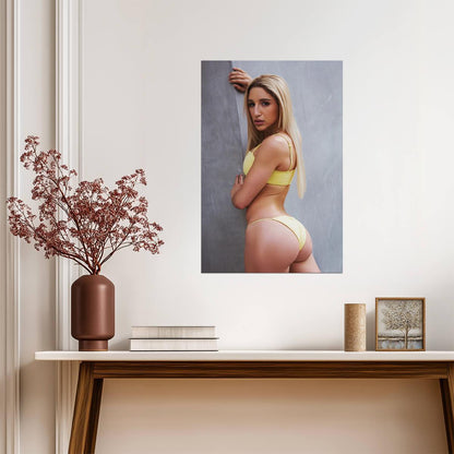 Abella Danger Yellow Bikini | Model Poster | Warm Sexy Photo - Celebrities Poster