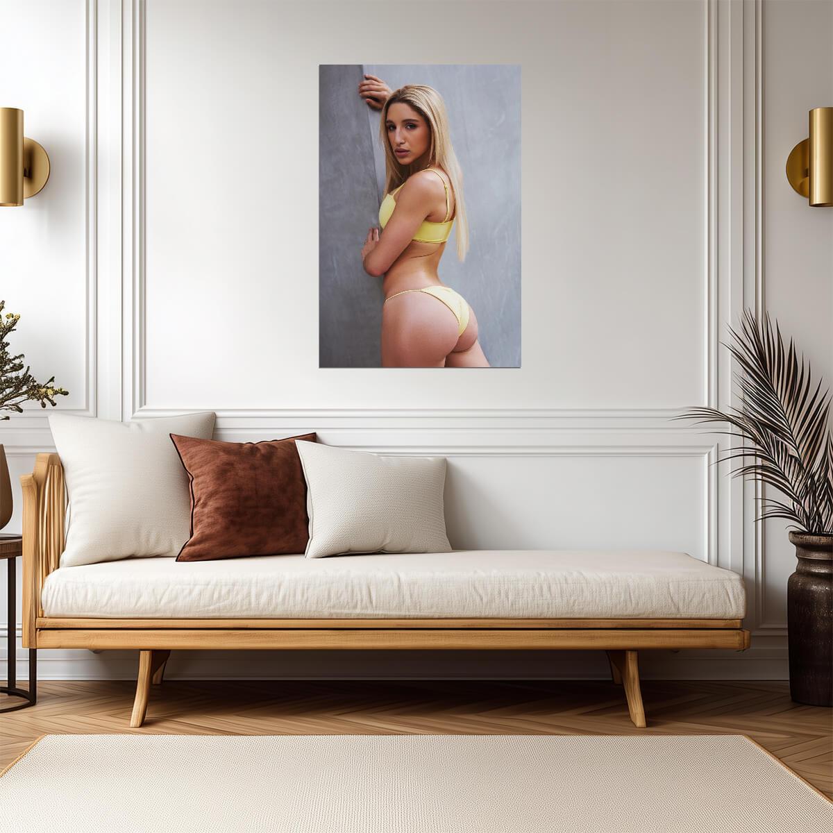 Abella Danger Yellow Bikini | Model Poster | Warm Sexy Photo - Celebrities Poster