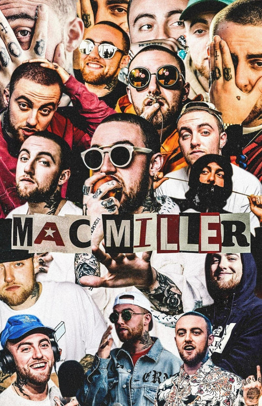 Mac Miller Poster | Graphic Art Rap Print - Music Poster