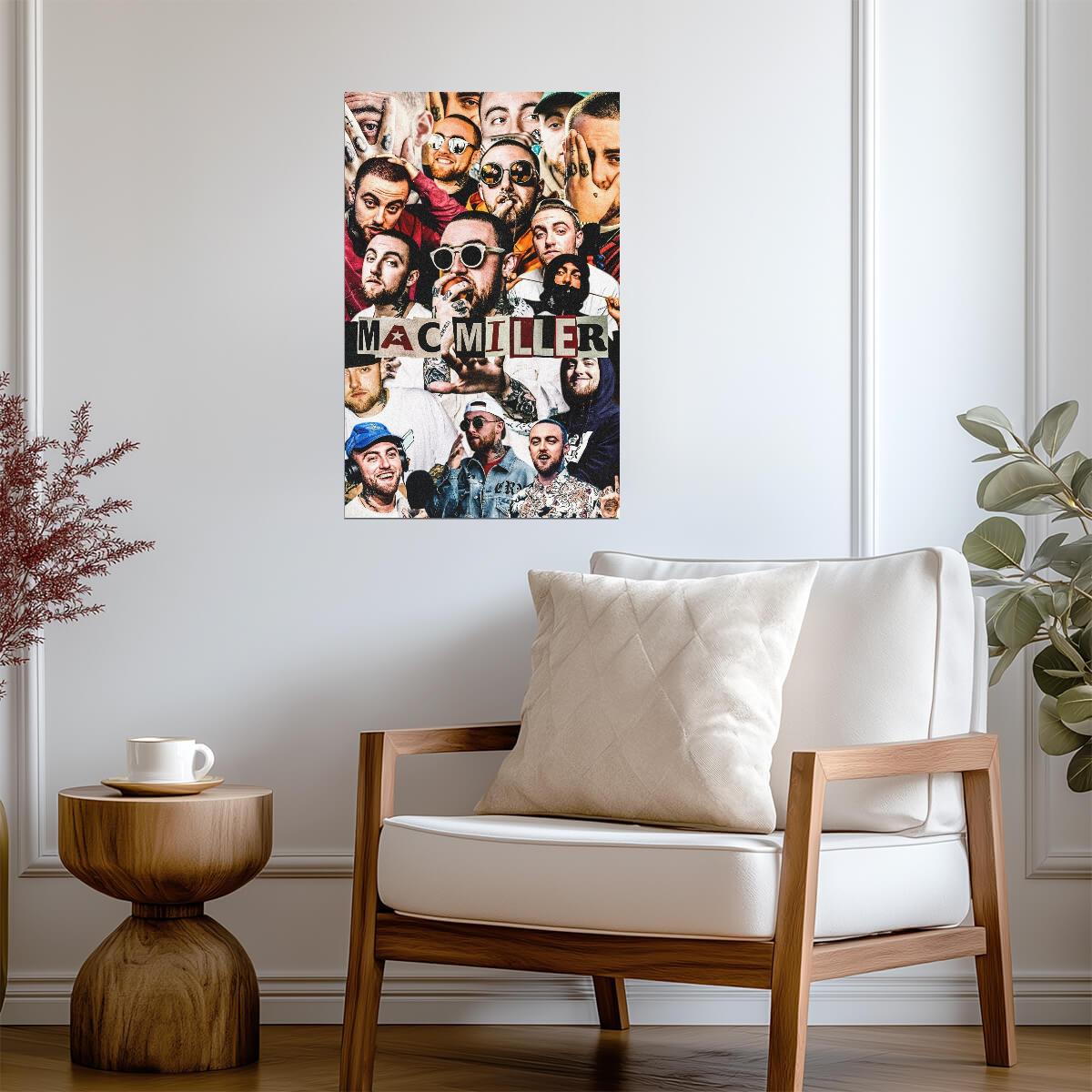 Mac Miller Poster | Graphic Art Rap Print - Music Poster