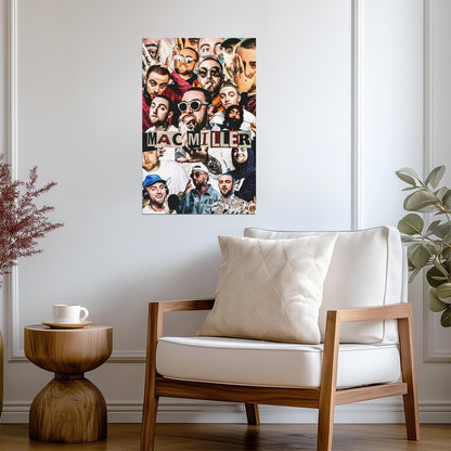 Mac Miller Poster | Graphic Art Rap Print - Music Poster