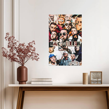 Mac Miller Poster | Graphic Art Rap Print - Music Poster