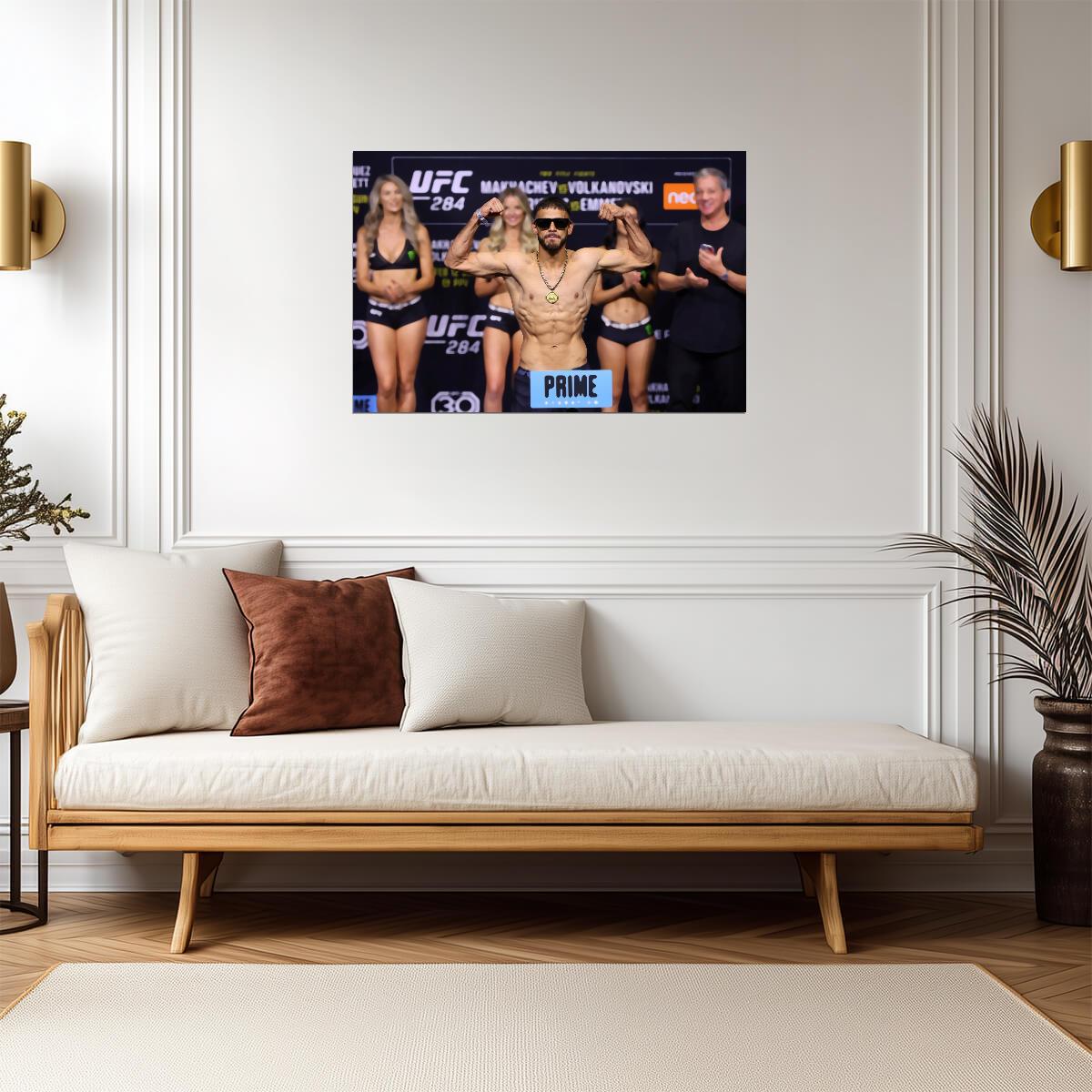 Yair Rodríguez UFC 284 Weigh-in | MMA Fighter Poster | Combat Sports Wall Art - Sports Poster
